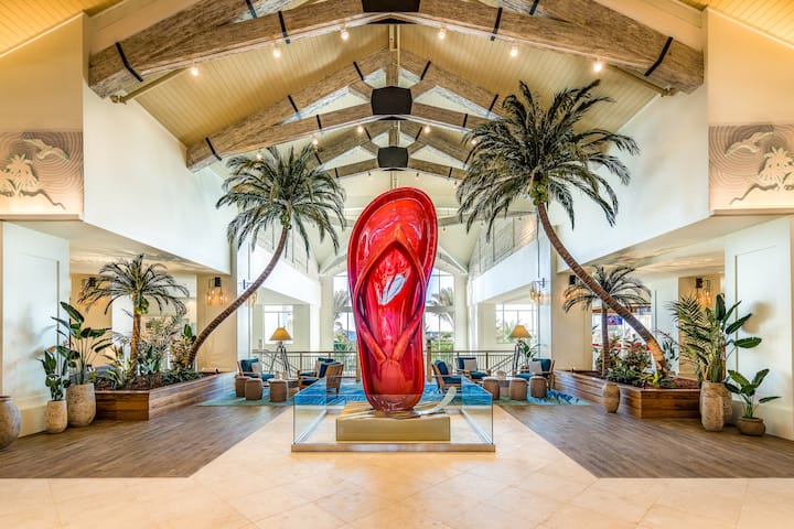 Margaritaville Resort Orlando themed vacation rental travel glossary Flip Flop