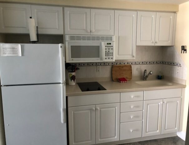 Refrigerator and kitchenette