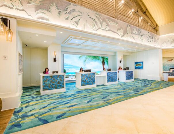 Margaritaville Resort Orlando Hotel Check in desk